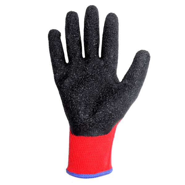 Guante Fly Flex rojo recubierto con latex rugoso - Imagen 2