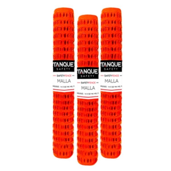Malla de Seguridad HDPE color naranja - Imagen 2