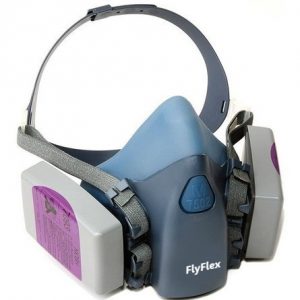 Respirador facial de media cara con filtro 7093 para humo